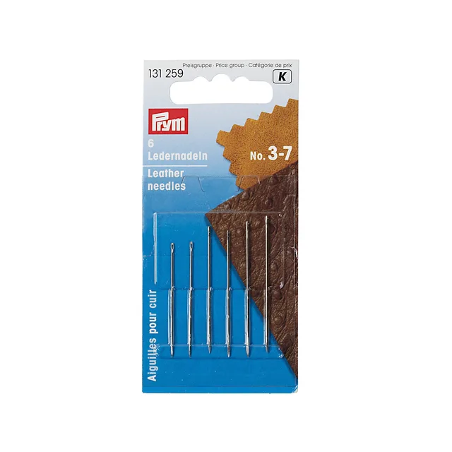 Lädernålar nr.3-7 5st.