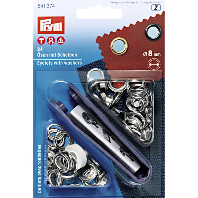 Öljetter 8mm – Silver 24st