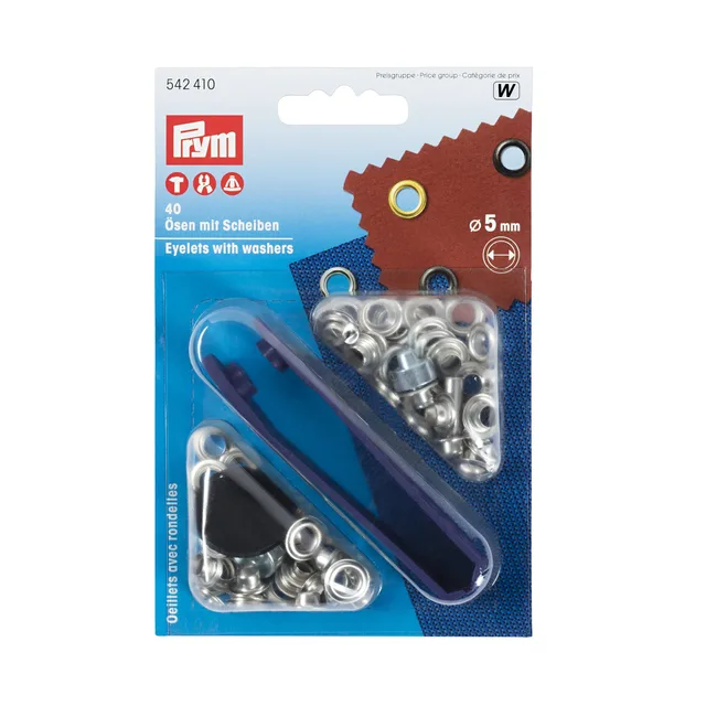 Öljetter 5mm – Silver 40st