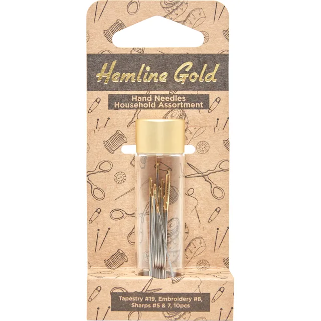 Hushållssortering nålar - Hemline Gold
