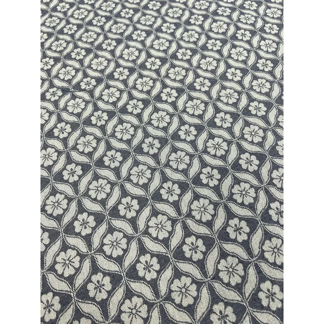 Jacquard - Klöver – Klöver Marinblå