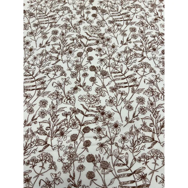 Mönstrad bomullstrikå – Blomster