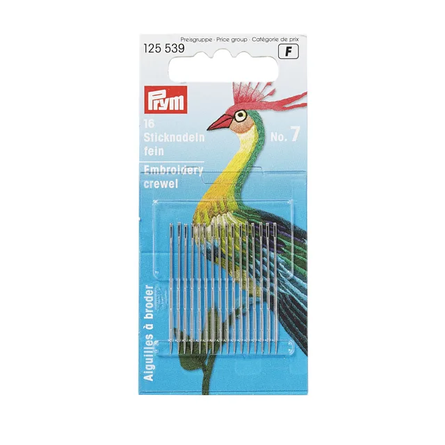 Brodernål Nr.7 - 0,7*38mm 16st