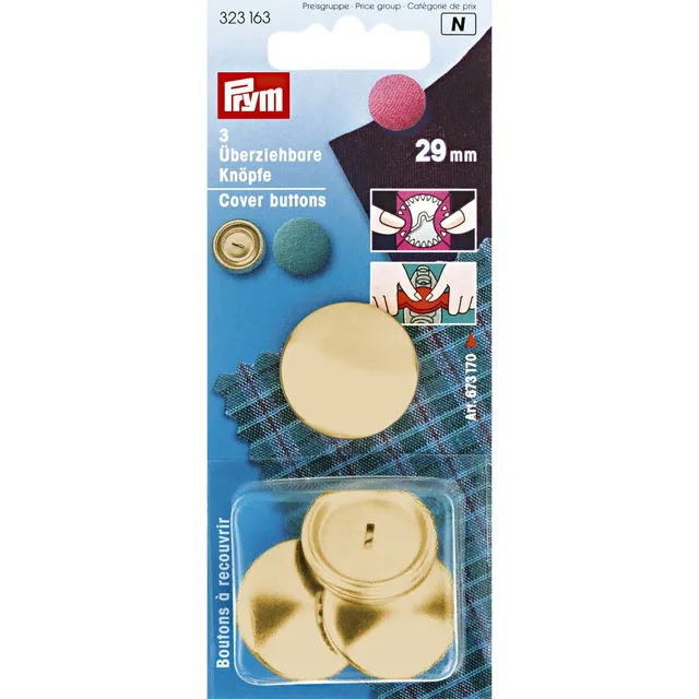 Knappformar 29mm - 3st