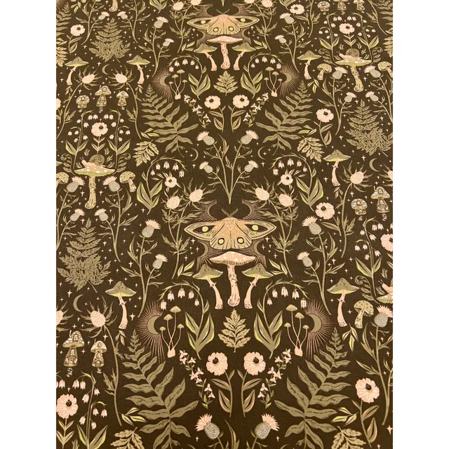 Mönstrat bomullstyg 110cm br. – Hazelwood