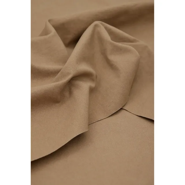 Heavy Washed Canvas – Brown Khaki