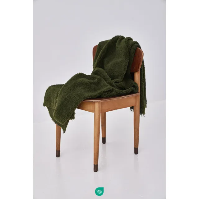 Sue Sherpa Fleece – Green Khaki