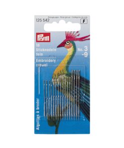 Broderinålar nr.3-9 16st.