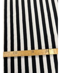 Alternative view of Randig bomullsjearsy - Svart/vit rand 10mm